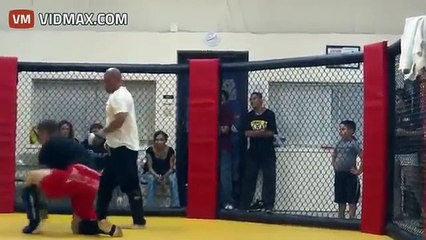 THIS GUY CHALLENGES AN MMA FIGHTER AFTER SAYING MMA DOESN’T WORK
