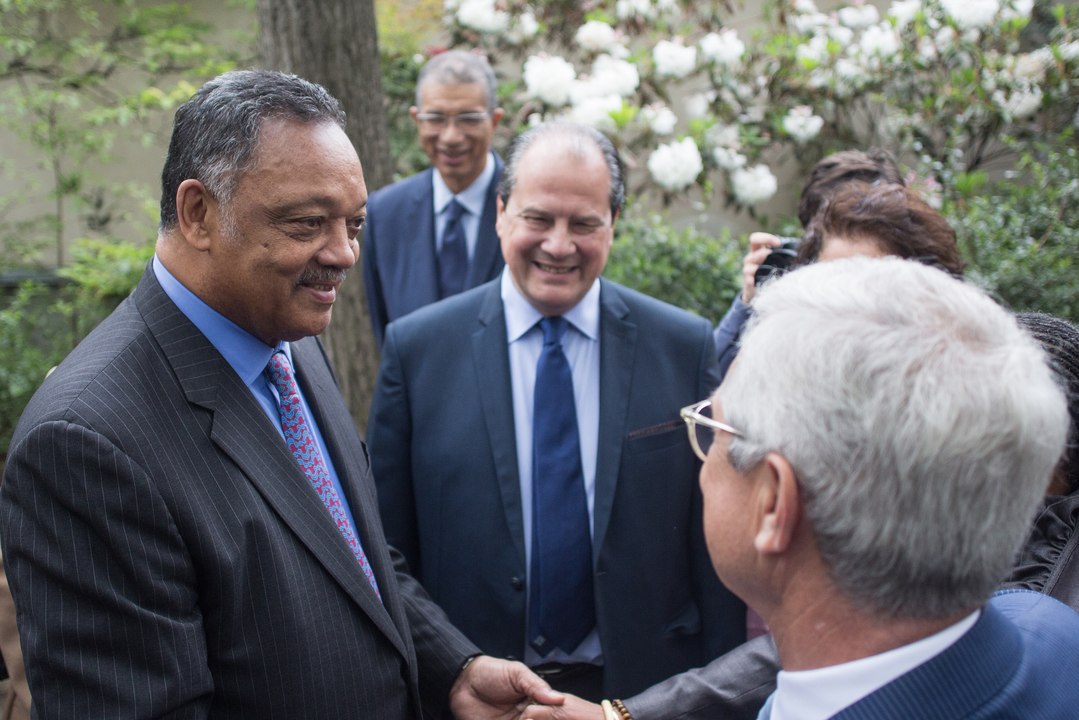 Jean-Christophe Cambadélis à la commémoration de la XIème journée nationale des mémoires de la traite, de l'esclavage et de leurs abolitions le 10 mai 2016