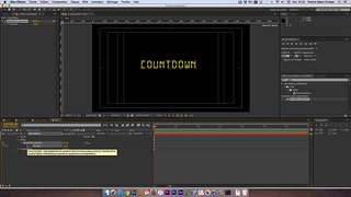 Chronomètre et compteur avec After Effects