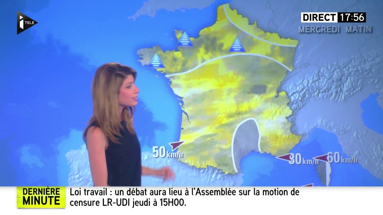 2016 05 10 CHLOE NABEDIAN pour LA METEO d'itele