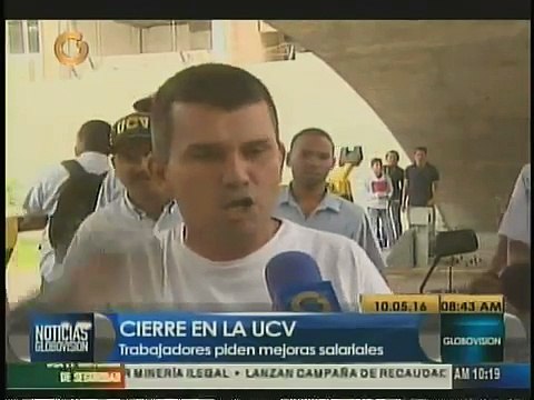 Trabajadores de la UCV cerraron el paso exigiendo mejoras salariales