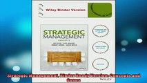 Free PDF Downlaod  Strategic Management Binder Ready Version Concepts and Cases  DOWNLOAD ONLINE