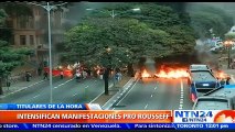 Bloqueos en carreteras de 14 estados de Brasil durante protestas contra eventual juicio político a Rousseff