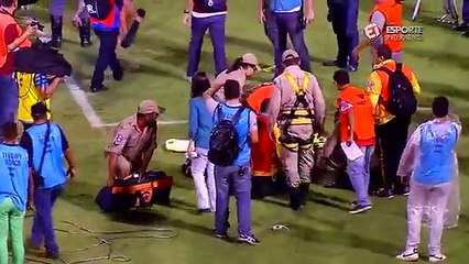 Emeutes impressionnantes après un match de foot au Brésil !