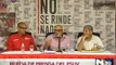 Rodríguez informó que el 11% de las planillas entregadas por la oposición “están incompletas”