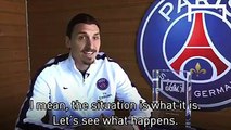 Zlatan Ibrahimovic confirme qu'il est en discussions avec d'autres clubs