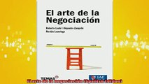 READ book  El arte de la negociación Spanish Edition Free Online
