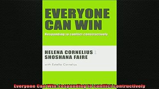 Downlaod Full PDF Free  Everyone Can Win responding to conflict contructively Full EBook