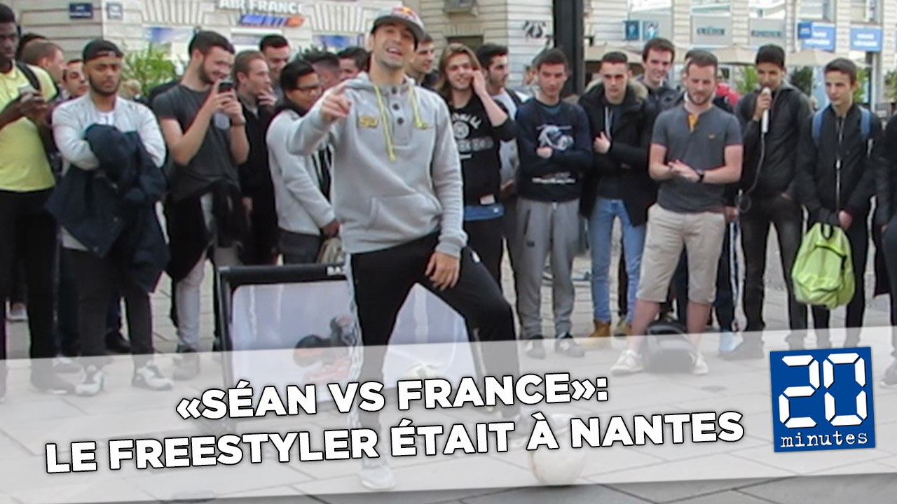 «Séan vs France»: Le freestyler de football français était à Nantes