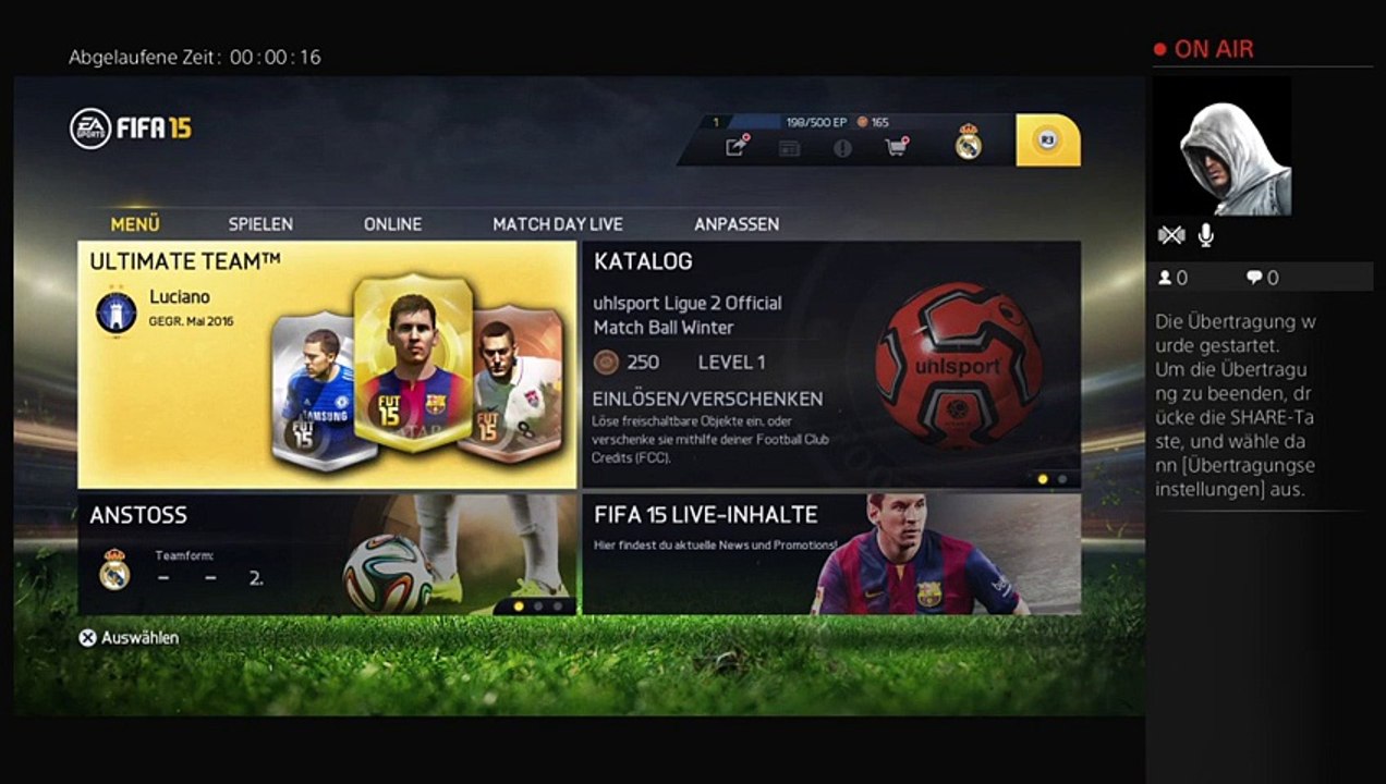 PS4-Live-Übertragung von emre67koese