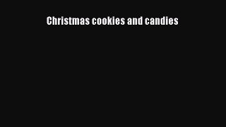 [Read Book] Christmas cookies and candies  EBook