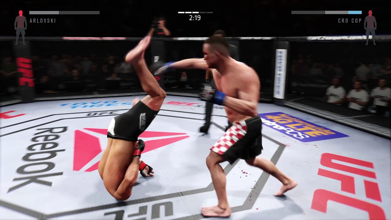 Knockout of the night!