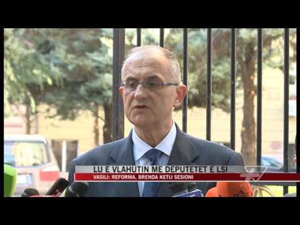 Lu e Vlahutin me deputetët e LSI - News, Lajme - Vizion Plus