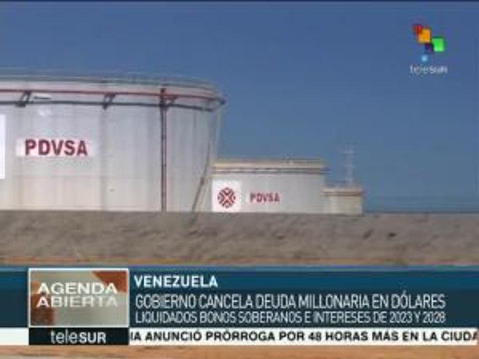 Venezuela paga bonos soberanos e intereses de 2023 y 2028