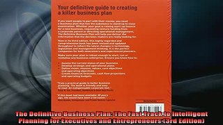 READ book  The Definitive Business Plan The Fast Track to Intelligent Planning for Executives and Full Free