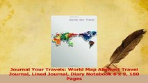 PDF  Journal Your Travels World Map Abstract Travel Journal Lined Journal Diary Notebook 6 x 9 Download Online