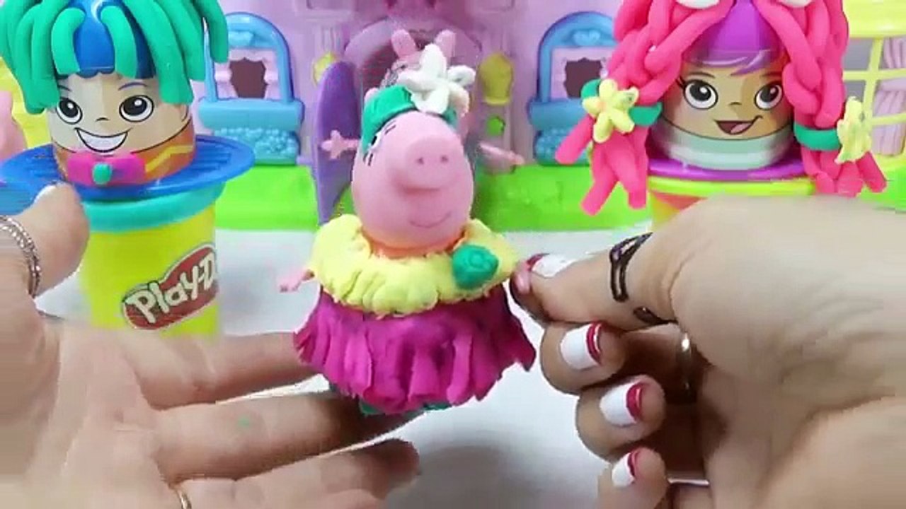 Peppa pig english episodes 2016!! Play Doh Peppapig Dress Up Disney Frozen Peppa Pig Español Videos