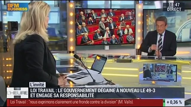 Recours au 49-3 sur la loi Travail: Personne n'est content, ni à gauche, ni à droite, ni les syndicats, ni à priori le Medef , Jean-Christophe Fromantin - 10/05