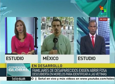 México: ONG piden a autoridades que exhuman con cuidado restos de fosa