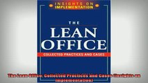 READ book  The Lean Office Collected Practices and Cases Insights on Implementation Free Online