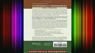 READ book  Vulnerability Management Full Free