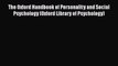 [PDF] The Oxford Handbook of Personality and Social Psychology (Oxford Library of Psychology)