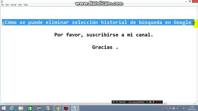 ¿Cómo se puede eliminar selección historial de búsqueda en Google cromo