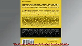 READ book  The Project Managers Pocket Survival Guide Full Free