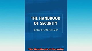 READ book  The Handbook of Security Online Free