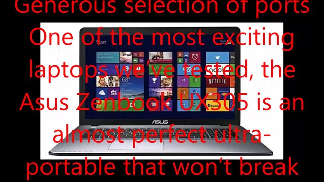 ASUS ZENBOOK UX305 LapTop Buying Guide