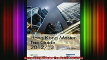 READ book  Hong Kong Master Tax Guide 201213  DOWNLOAD ONLINE