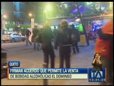 Firman acuerdo que permite la venta de bebidas alcohólicas el domingo