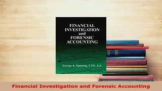 PDF  Financial Investigation and Forensic Accounting  EBook
