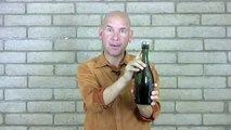 Opening a sparkling wine bottle with a flute - detailed instructions