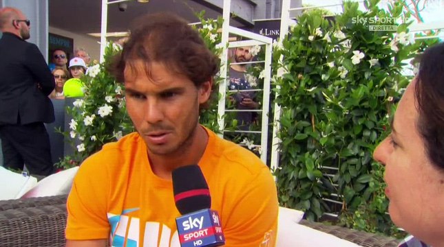 Rafael Nadal Interview for SkySport in Rome (in Italian)
