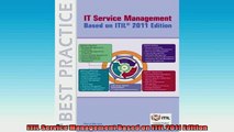Downlaod Full PDF Free  ITIL Service Management Based on ITIL 2011 Edition Free Online