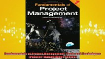 Downlaod Full PDF Free  Fundamentals of Project Management Tools and Techniques PROJECT MANAGEMENT SERIES Free Online