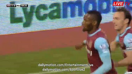 1-0 Diafra Sakho Goal | West Ham 1-0 Manchester United