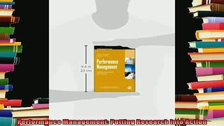 best book  Performance Management Putting Research into Action