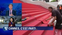 Cannes: derniers préparatifs avant l’ouverture