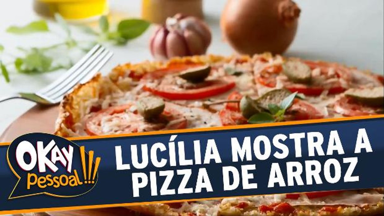 Lucília Diniz ensina a fazer Pizza de Arroz
