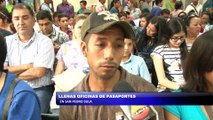 Llenas oficinas de pasaportes en San Pedro Sula
