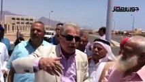 محافظ جنوب سيناء يشكر جهاز تعمير سيناء وشركة المقاولون العرب