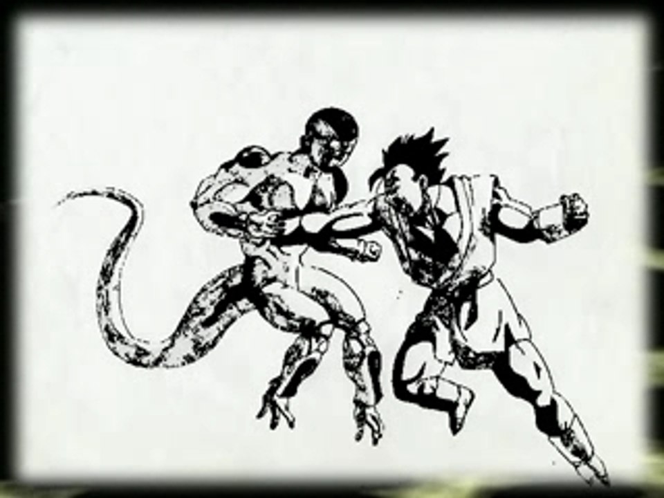 Dessins DBZ en vidéo