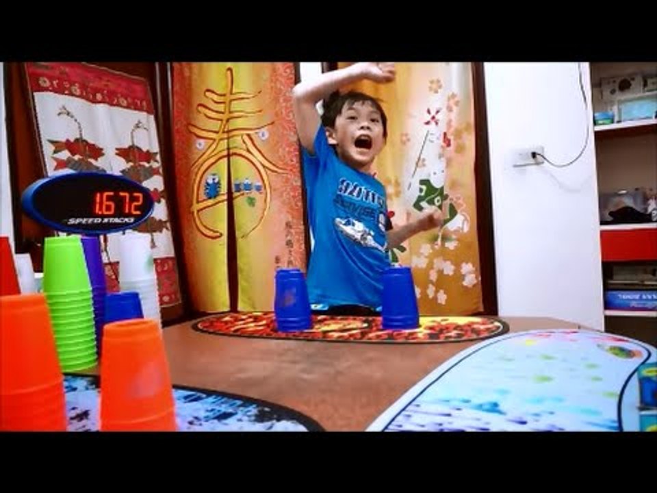 This Kid Can Stack Cups Crazily Fast