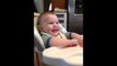 Baby Laughs Hysterically When He Is Scared