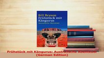 Download  Frühstück mit Kängurus Australische Abenteuer German Edition PDF Free