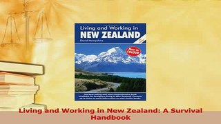 Read  Living and Working in New Zealand A Survival Handbook Ebook Free
