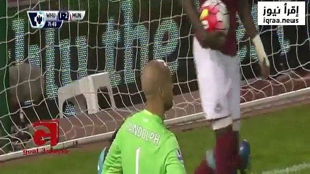 اهداف مباراة وست هام يونايتد و مانشستر يونايتد 3-2 (كاملة) فهد العتيبي 10_5_2016 HD
