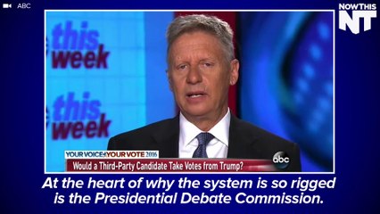 Gary Johnson Really Wants To Be In The Presidential Polls